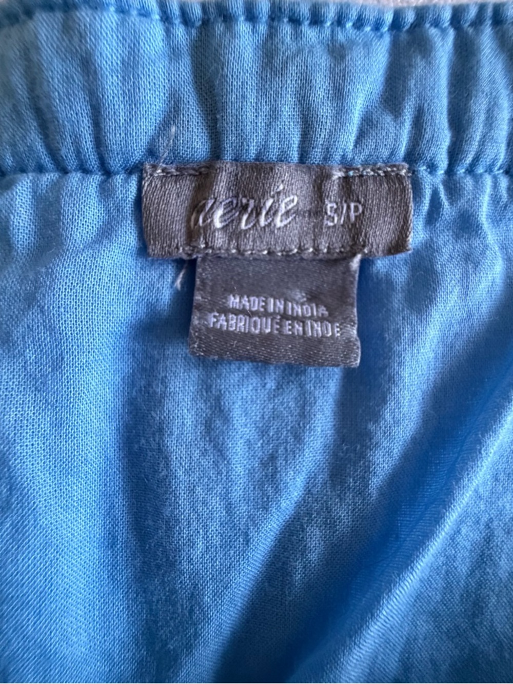 Aerie Dress Womens S Striped Button Front Ruffle Hem Midi Sundress Summer Boho - Picture 7 of 10